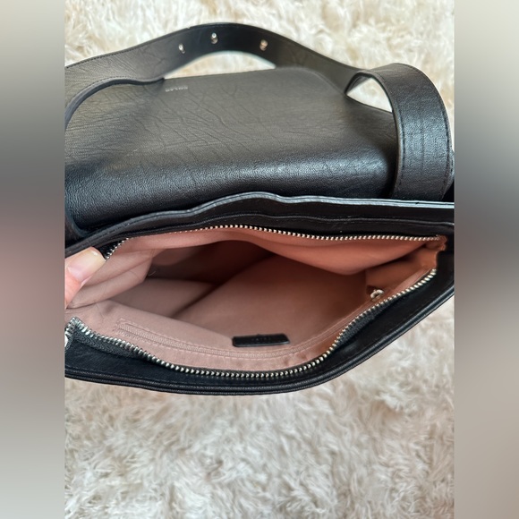 SOLD Co-Lab Goat Leather Shoulder Satchel Purse - Picture 10 of 11